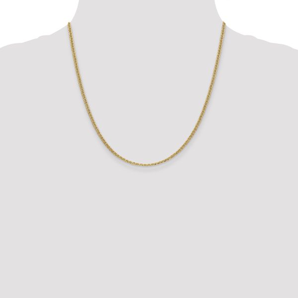 Leslie's 14k 2.4mm Semi-Solid Anchor Chain - Image 4