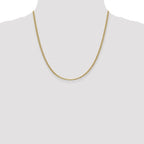 Leslie's 14k 2.4mm Semi-Solid Anchor Chain - Image 4