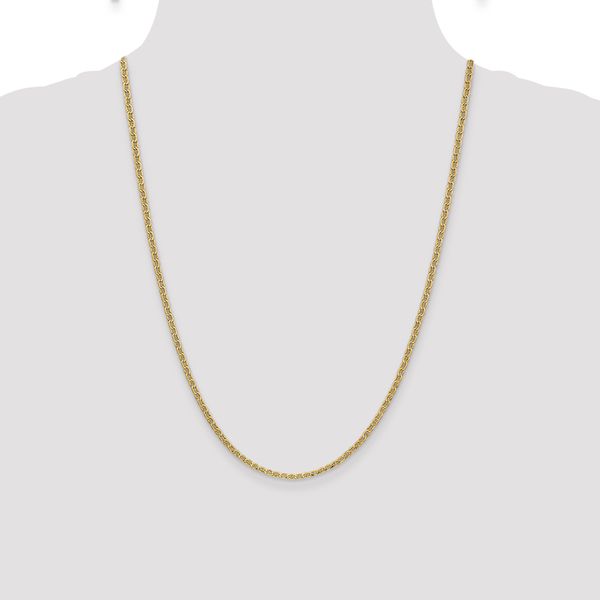 Leslie's 14k 2.4mm Semi-Solid Anchor Chain - Image 4