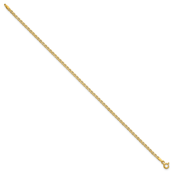 Leslie's 14k 2.4mm Semi-Solid Anchor Chain - Image 2