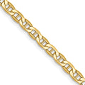 Leslie's 14k 3.2mm Semi-Solid Anchor Chain