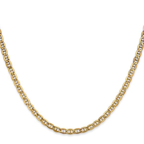Leslie's 14k 3.2mm Semi-Solid Anchor Chain - Image 2