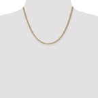 Leslie's 14k 3.2mm Semi-Solid Anchor Chain - Image 4