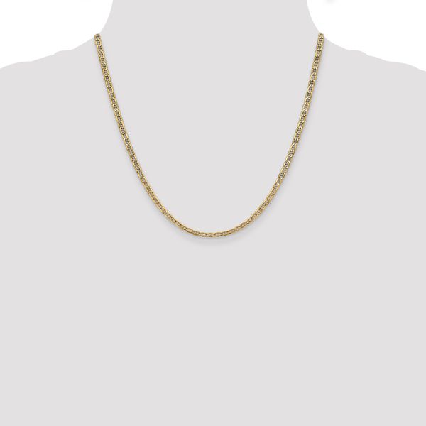 Leslie's 14k 3.2mm Semi-Solid Anchor Chain - Image 4