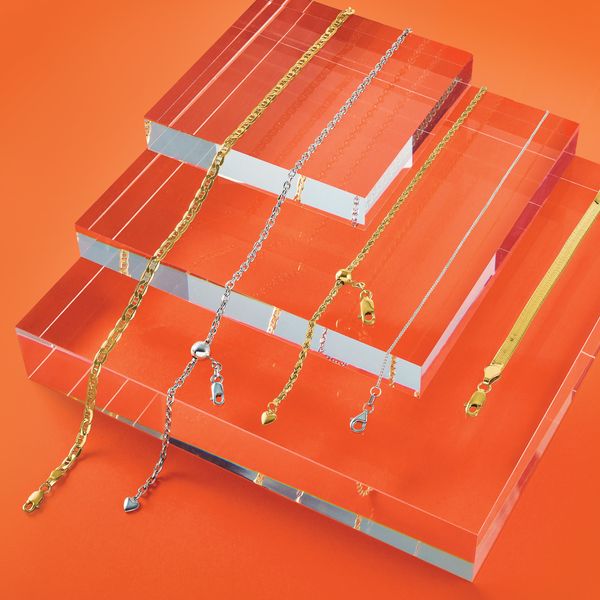 Leslie's 14k 3.2mm Semi-Solid Anchor Chain - Image 5