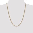 Leslie's 14k 3.2mm Semi-Solid Anchor Chain - Image 4