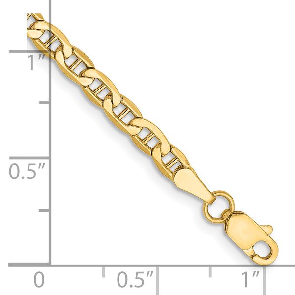 Leslie's 14k 3.2mm Semi-Solid Anchor Chain - Image 2