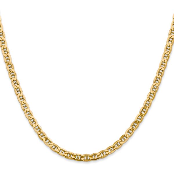 Leslie's 14k 4mm Semi-Solid Anchor Chain - Image 2