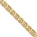 Leslie's 14k 4mm Semi-Solid Anchor Chain