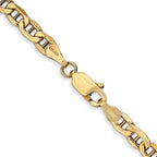 Leslie's 14k 4mm Semi-Solid Anchor Chain - Image 3