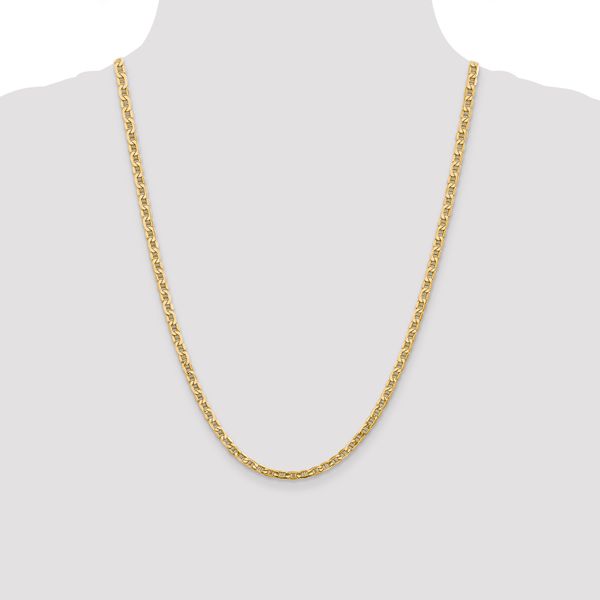 Leslie's 14k 4mm Semi-Solid Anchor Chain - Image 4