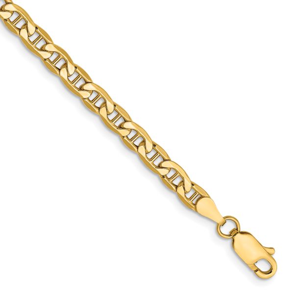 Leslie's 14k 4mm Semi-Solid Anchor Chain