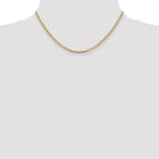 Leslie's 14k 2.4mm Concave Anchor Chain - Image 4