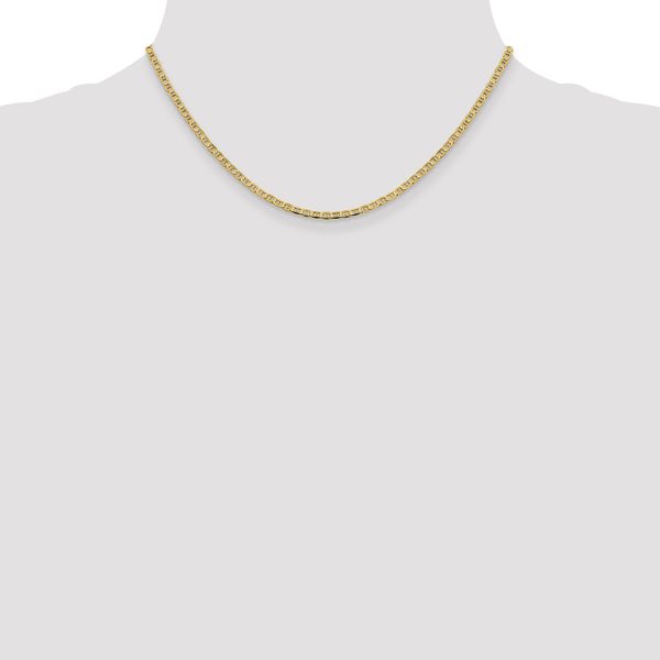 Leslie's 14k 2.4mm Concave Anchor Chain - Image 4