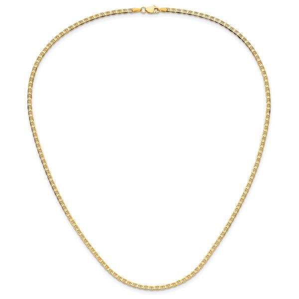 Leslie's 14k 2.4mm Concave Anchor Chain - Image 5