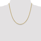 Leslie's 14k 2.4mm Concave Anchor Chain - Image 4