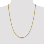 Leslie's 14k 2.4mm Concave Anchor Chain - Image 4