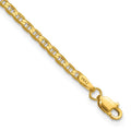 Leslie's 14k 2.4mm Concave Anchor Chain