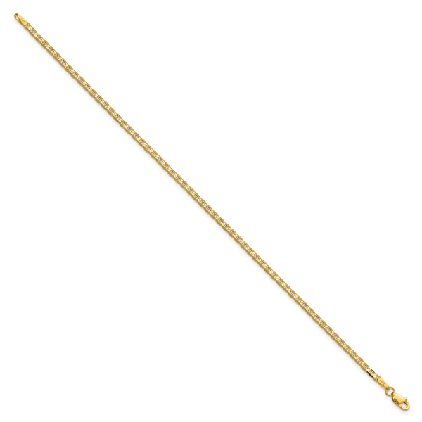 Leslie's 14k 2.4mm Concave Anchor Chain - Image 2