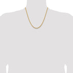 Leslie's 14k 3.5mm Solid Miami Cuban Chain - Image 4