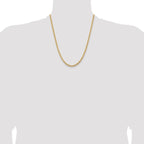 Leslie's 14k 3.5mm Solid Miami Cuban Chain - Image 4