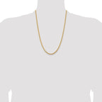 Leslie's 14k 3.5mm Solid Miami Cuban Chain - Image 4