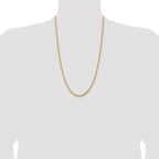 Leslie's 14k 3.5mm Solid Miami Cuban Chain - Image 4
