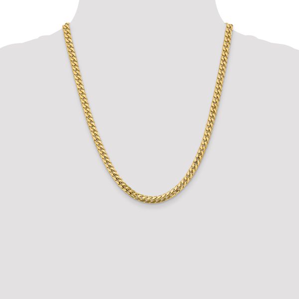 Leslie's 14k 5.5mm Solid Miami Cuban Chain - Image 4