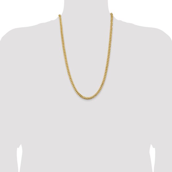 Leslie's 14k 5.5mm Solid Miami Cuban Chain - Image 4
