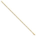 Leslie's 14k 2.5mm Semi-Solid Figaro Chain - Image 2