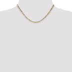 Leslie's 14k 3.5mm Semi-Solid Figaro Chain - Image 4
