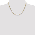 Leslie's 14k 3.5mm Semi-Solid Figaro Chain - Image 4