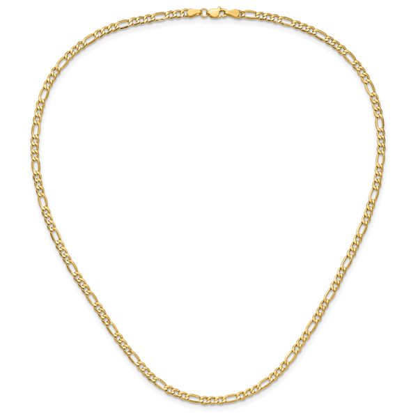 Leslie's 14k 3.5mm Semi-Solid Figaro Chain - Image 5