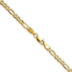 Leslie's 14k 3.5mm Semi-Solid Figaro Chain - Image 3
