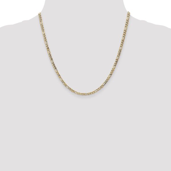 Leslie's 14k 3.5mm Semi-Solid Figaro Chain - Image 4