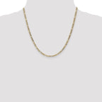 Leslie's 14k 3.5mm Semi-Solid Figaro Chain - Image 4