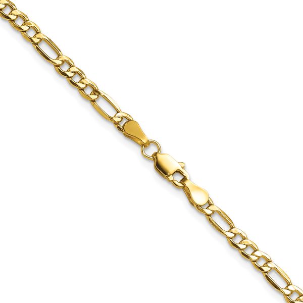 Leslie's 14k 3.5mm Semi-Solid Figaro Chain - Image 3