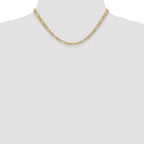 Leslie's 14k 4.2mm Semi-Solid Figaro Chain - Image 4