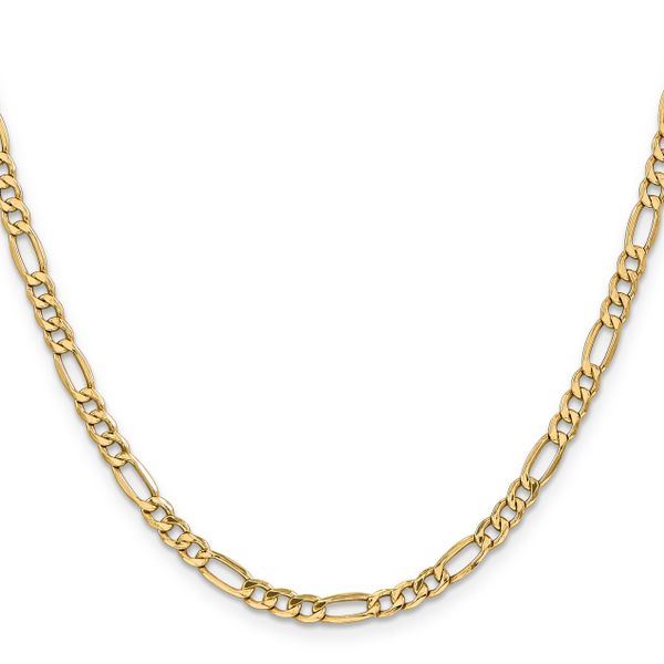 Leslie's 14k 4.2mm Semi-Solid Figaro Chain - Image 2
