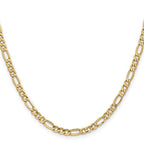 Leslie's 14k 4.2mm Semi-Solid Figaro Chain - Image 2