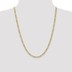 Leslie's 14k 4.2mm Semi-Solid Figaro Chain - Image 4