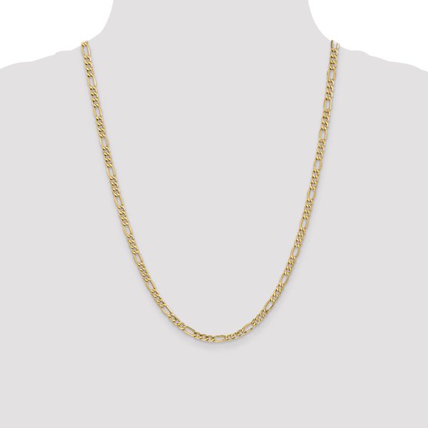 Leslie's 14k 4.2mm Semi-Solid Figaro Chain - Image 4