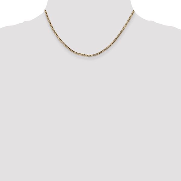 Leslie's 14k 2.5mm Semi-Solid Curb Chain - Image 4