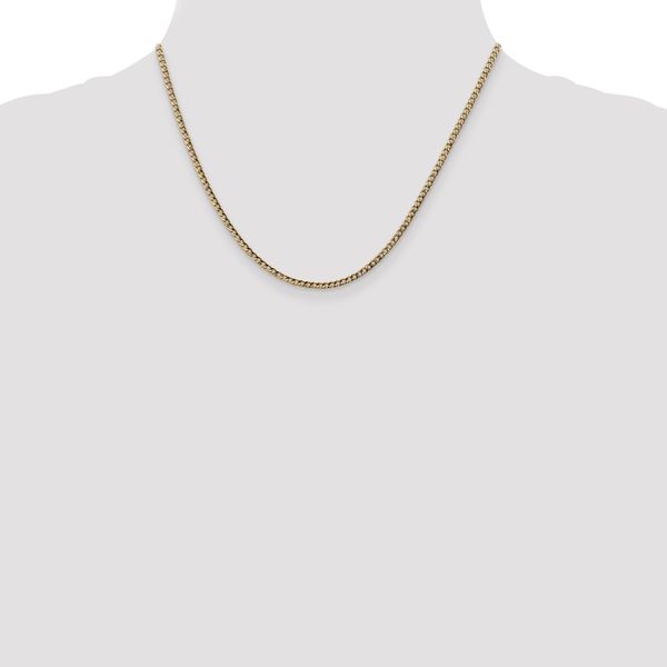 Leslie's 14k 2.5mm Semi-Solid Curb Chain - Image 4