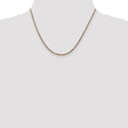 Leslie's 14k 2.5mm Semi-Solid Curb Chain - Image 4