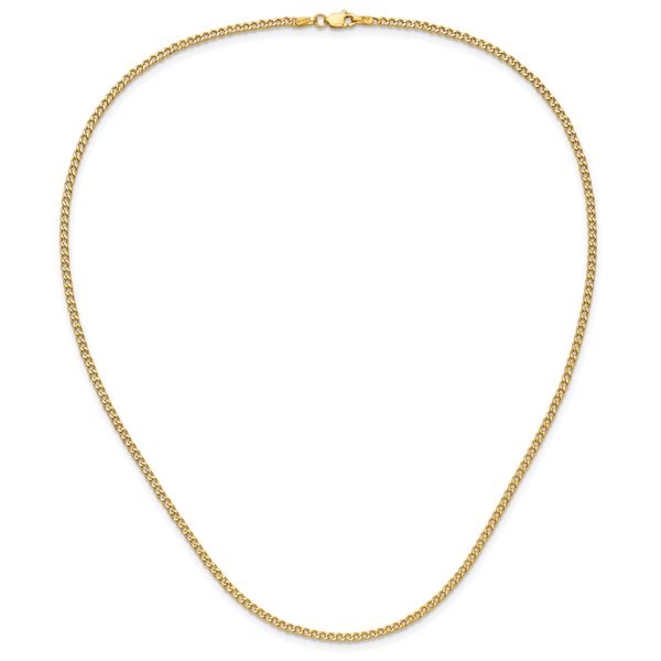 Leslie's 14k 2.5mm Semi-Solid Curb Chain - Image 5