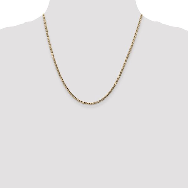 Leslie's 14k 2.5mm Semi-Solid Curb Chain - Image 4
