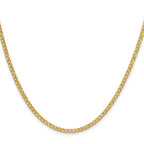 Leslie's 14k 2.5mm Semi-Solid Curb Chain - Image 2