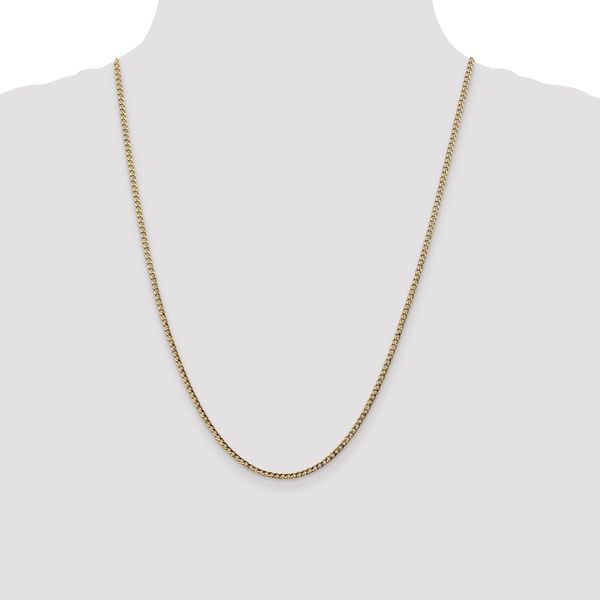 Leslie's 14k 2.5mm Semi-Solid Curb Chain - Image 4
