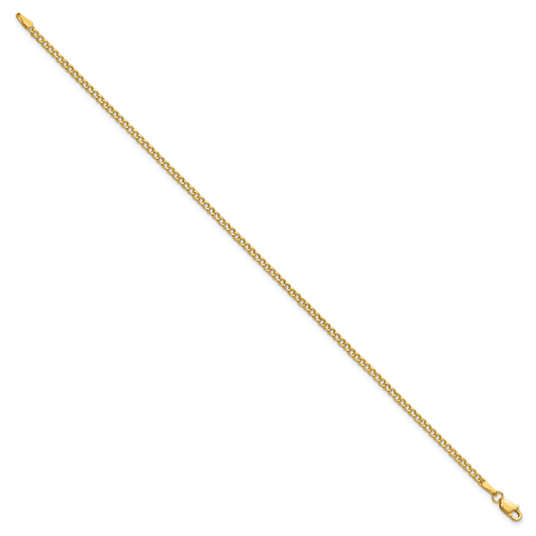 Leslie's 14k 2.5mm Semi-Solid Curb Chain - Image 2